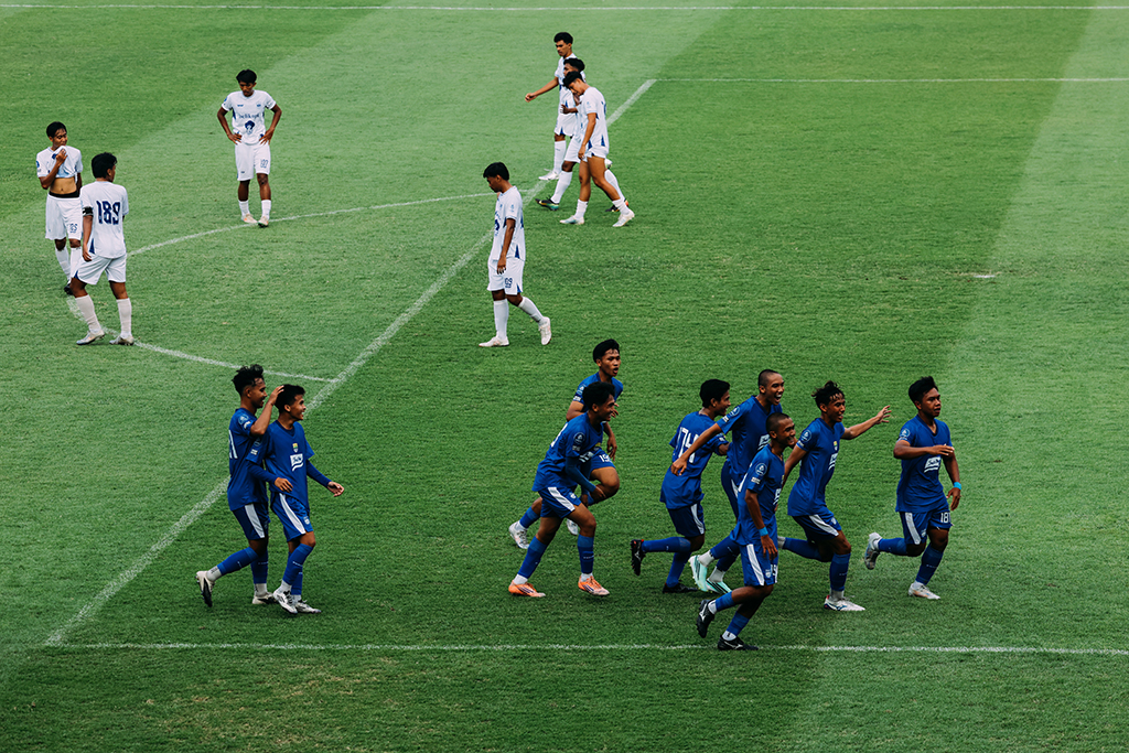 Pemain Persib U20 saat pertandingan EPA One