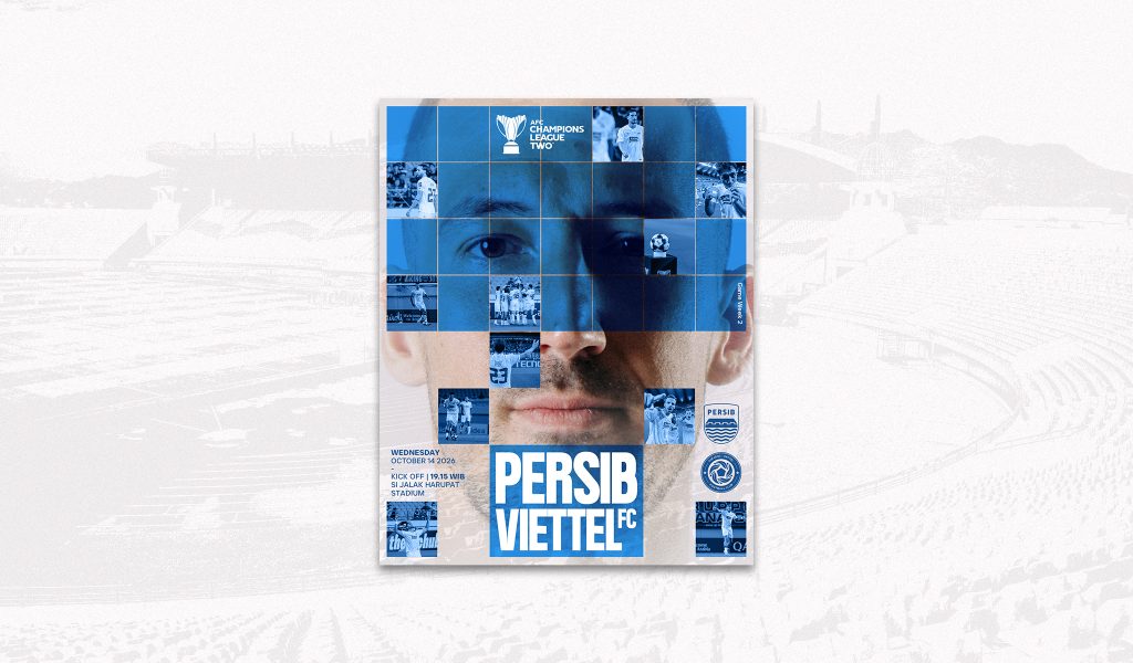 Pemain Persib Bandung bersiap menghadapi Cong Viettel di ACL Two