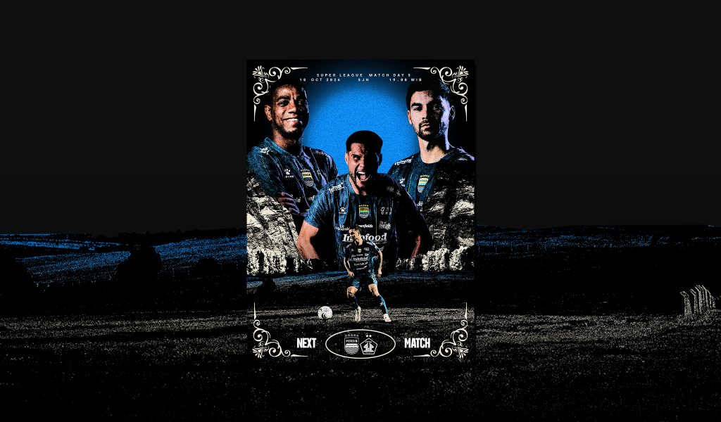 Dokumentasi jelang pertandingan Persib Bandung melawan Persik Kediri